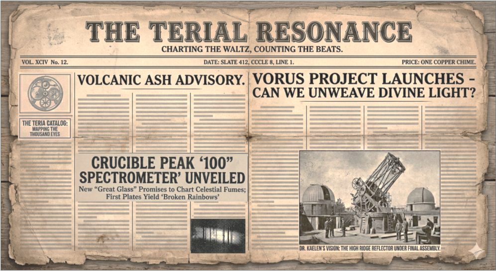 The Terial Resonance newspaper
